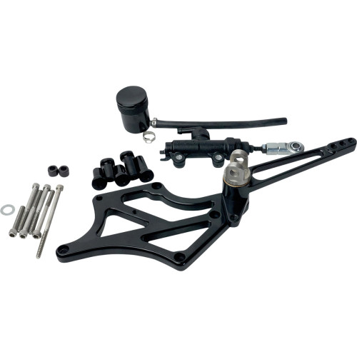 Speed Merchant Mid-Controls - Without Pegs - Black - Fl '17-'22 Sm-M8Flmidwopbk