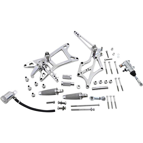 SPEED MERCHANT SMM8FLMIDWPP Speed Merchant Mid-Controls - With Pegs - Polished - Fl '17-'22 Sm-M8Flmidwp-P