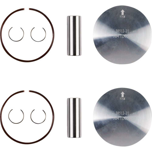WOSSNER K7047D0502 Wossner Piston Kit - 76.37 Mm - Ski Doo | Lynx K7047D050-2