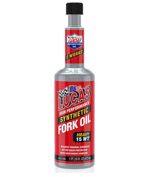 Lucas 10773 Lucas Synthetic Fork Oil 15Wt 16Oz 10773