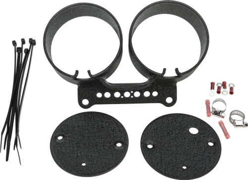 Harddrive Dual Gauge Mount Bracket Kit Black 169390