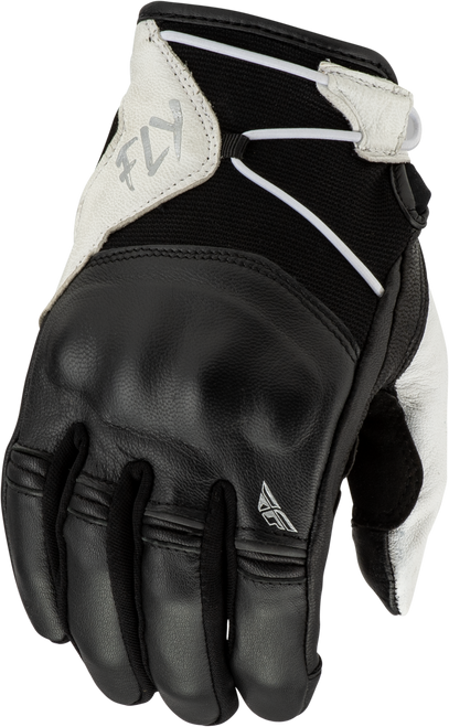Fly Racing 476-6125L Fly Racing Venus Gloves Black/White Lg 476-6125L