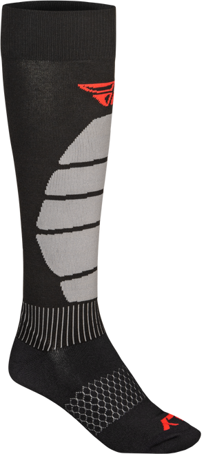 Fly Racing 350-0576L Fly Racing Snow Performance Coolmax Sock Black Lg/Xl 350-0576L