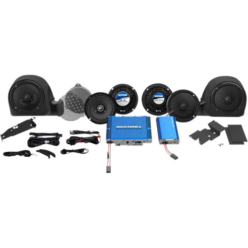 HOGTUNES QC ULTRA 6RM Hogtunes Speaker/Dual Amp Kit - Ultra Qc Ultra 6-Rm