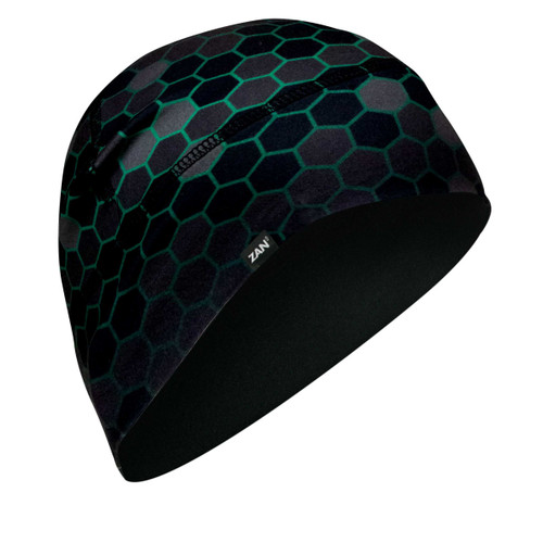 Zan WHLL146 Zan Sportflex Helmet Liner/Beanie Carbon Hex Whll146