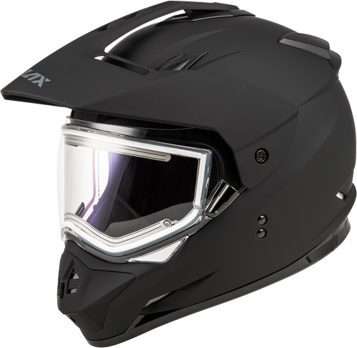 Gmax A41100075 Gmax Gm-11S Snow Helmet W/ Elec Shield Matte Black Md A41100075