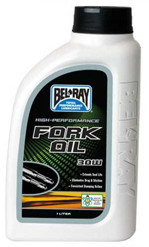 BEL-RAY 99350-B1LW Bel-Ray High-Performance Fork Oil 30W 1L 99350-B1Lw