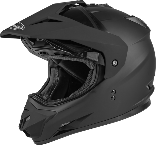 Gmax A11100076 Gmax Gm-11 Dual Sport Helmet Matte Black Lg A11100076