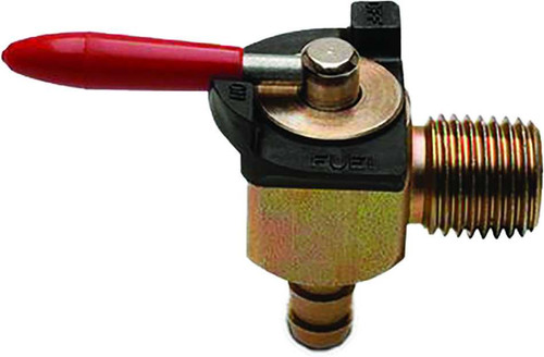 Motion Pro 12-0085 Motion Pro Fuel Valve 90 Degree 1/4" Npt X 1/4" Barb Vitton Seal 12-0085