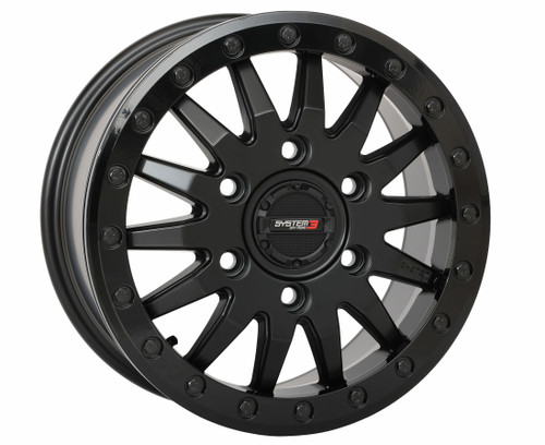 System 3 Sb8 Wheel 15X7 6+1 (+68Mm) 6/5.5 Matte Black 15S3-8566