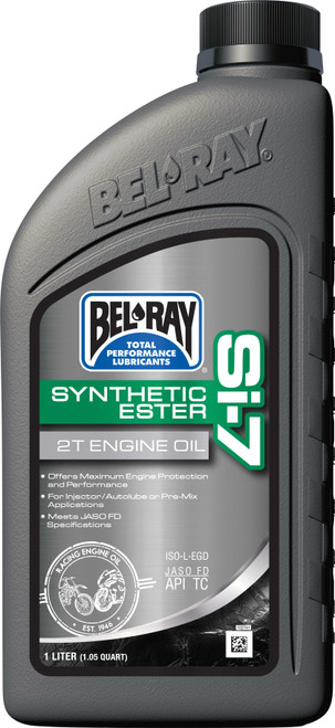 BEL-RAY 99440-B1LW Bel-Ray Si-7 Full Synthetic Engine Oil 2T 1L 99440-B1Lw