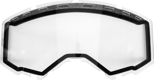 Fly Racing Dual Lens With Vents Adult Clear Flb-035