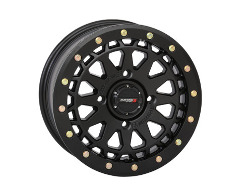 System 3 Sb6 Bl Wheel 15X7 5+2 (+38Mm) 4/137 Matte Black 15S3-6537