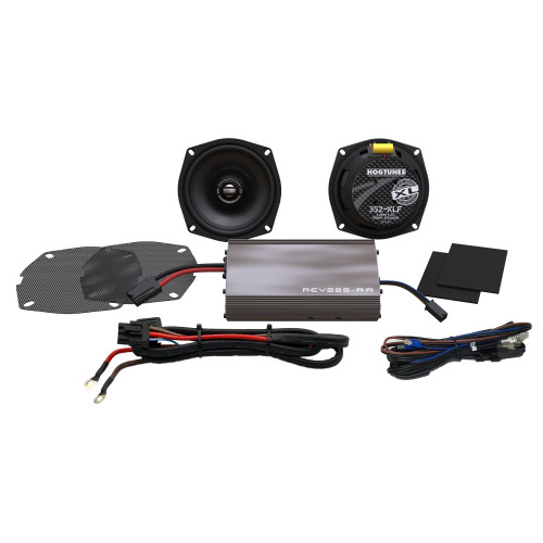 Hogtunes Xl Amplified Front Speakers Complete Kit - Flhx 225 Sg Kit-Xl