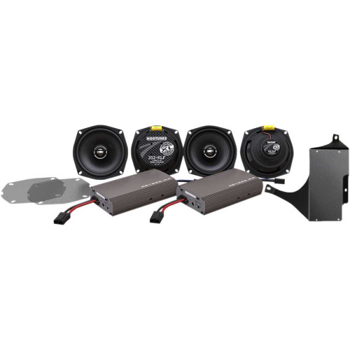 HOGTUNES ULTRA KITXL Hogtunes Dual Amp/Speaker Kit - Ultra Xl Ultra Kit-Xl