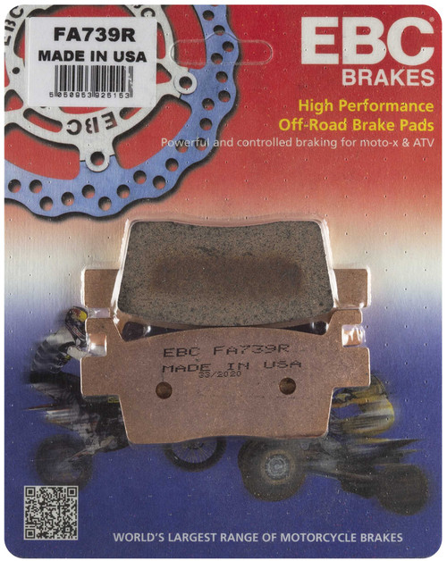 EBC FA739R Ebc Brake Pads Fa739R Sintered R Series Fa739R