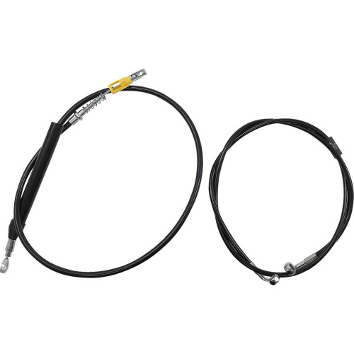 LA CHOPPERS LA8156KT216B La Choppers Handlebar Cable/Brake Line Kit - Quick Connect - Complete - 15" - 17" Handlebars - Black La-8156Kt2-16B