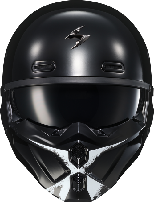 Scorpion Exo Covert X Face Mask Ray Gloss White 52-730-12