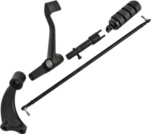 Harddrive Forward Control Kit Xl 04-13 Blk W/Rubber Band Pegs 35-0215Mbk