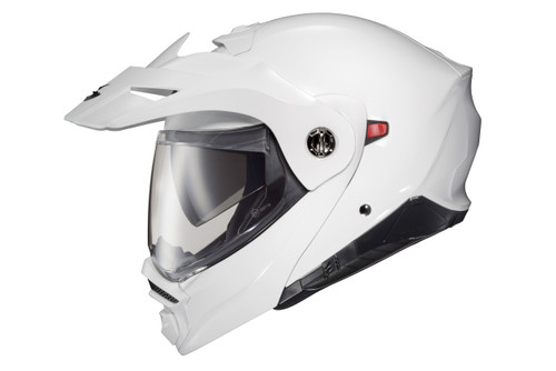 Scorpion Exo Exo-At960 Modular Helmet Gloss White Md 96-0054