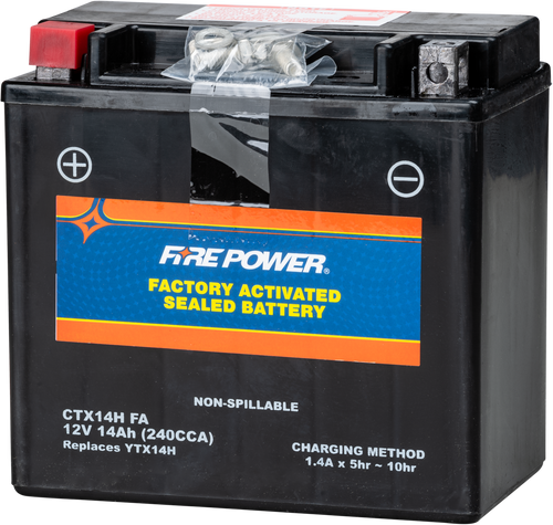 Fire Power CTX14H (FA) Fire Power Battery Ctx14H Sealed Factory Activated Ctx14H (Fa)