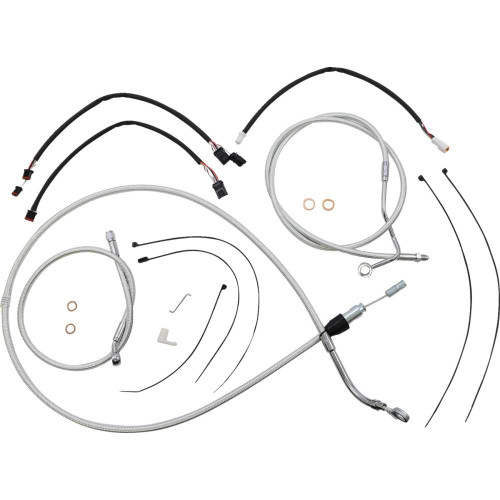 MAGNUM SHIELDING 3871172 Magnum Shielding Sterling Chromite Ii Designer Handlebar Installation Kit 3871172