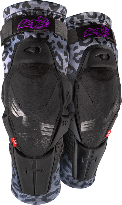 Evs Slayco96 Knee Guard Ghost Leopard Sm/Md Slay96K-Lp-S/M