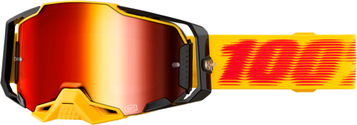 100% 50005-00042 100% Armega Goggle Tetsu Mirror Red Lens 50005-00042