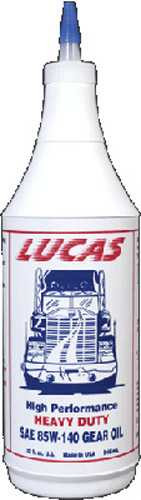 Lucas 10042 Lucas Heavy Duty Gear Oil 85W140Qt 10042