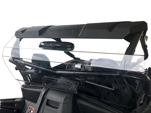 Spike 78-3500V-R Spike Rear Vented Windshield Clr Cf Moto 78-3500V-R