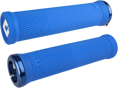 ODI L33RFU-U Odi Ruffian V2.1 Grips 135Mm Med Blu/Blu Stnls Steel Screws L33Rfu-U