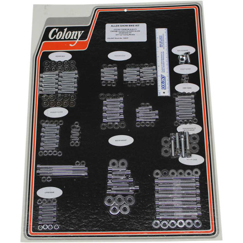 COLONY 1028P Colony Bolt Kit - Engine - Chrome 1028-P