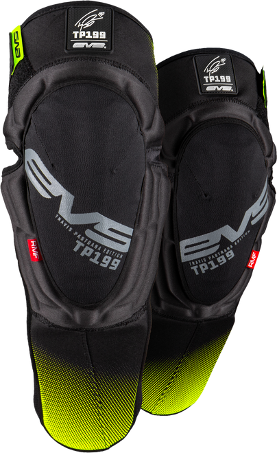 Evs TP199K-BKHV-S/M Evs Tp199 Knee/Shin Guard Black/Hi-Vis Sm/Md Tp199K-Bkhv-S/M