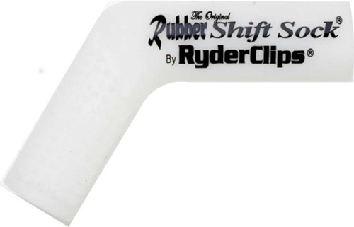 Ryder Clips RSS-WHITE Ryder Clips Rubber Shift Sock (White) Rss-White