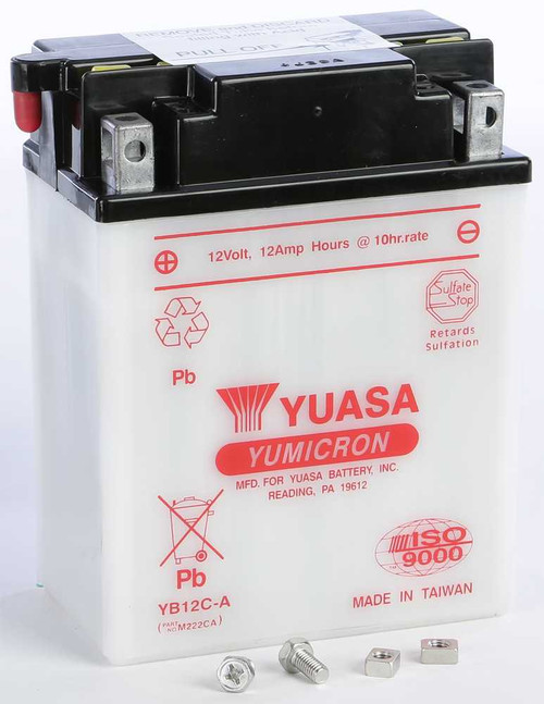 YUASA YUAM222CA Yuasa Battery Yb12C-A Conventional Yuam222Ca