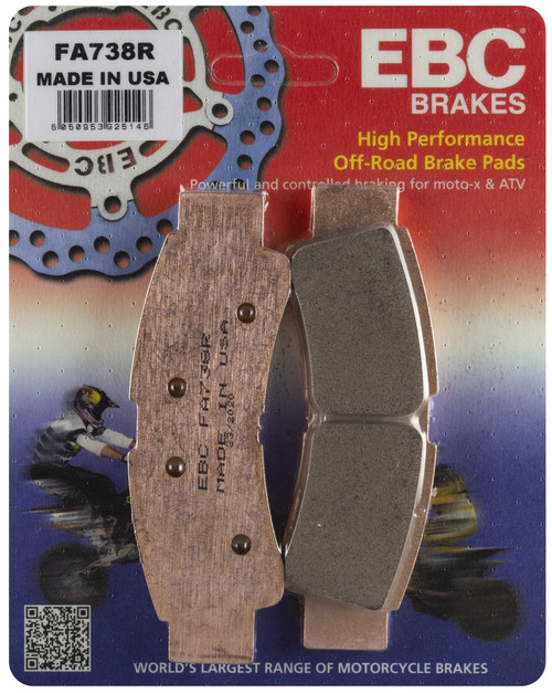 EBC FA738R Ebc Brake Pads Fa738R Sintered R Series Fa738R