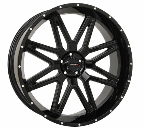System 3 24S3-7155 System 3 St7 Wheel 24X9 5+4 (0Mm) 5/4.5 Gloss Black 24S3-7155