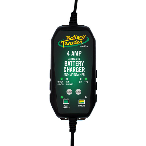 Battery Tender Selectable 4 Amp 6/12V Charger 022-0209-Bt-Wh Battery Tender Selectable 4 Amp 6/12V Charger 022-0209-Bt-Wh