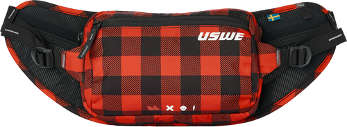 USWE 202083048 Uswe Waist 2L Hip Pack Flannel Red (Pack Only) 202083048