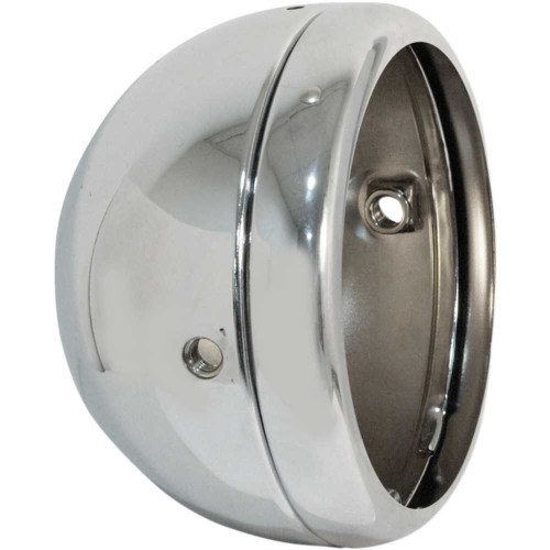 EMGO 6665073 Emgo 5 3/4" Lucas Style Headlight Shell - Chrome 66-65073