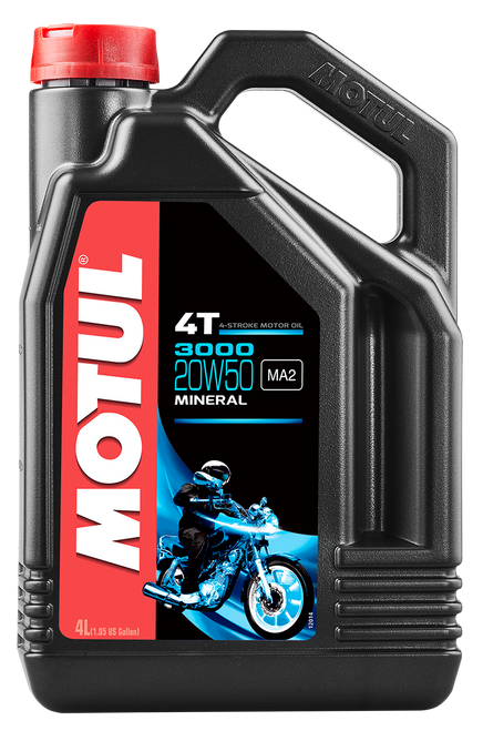 MOTUL 107319 Motul 3000 Petroleum Oil 20W50 4L 107319