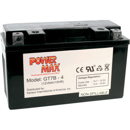 Power Max Battery - Yt7B-Bs Gt7B-4