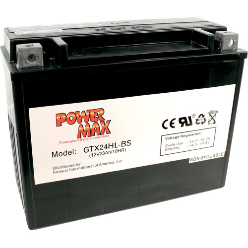 Power Max Battery - Gtx24Hl-Bs Gtx24Hl-Bs