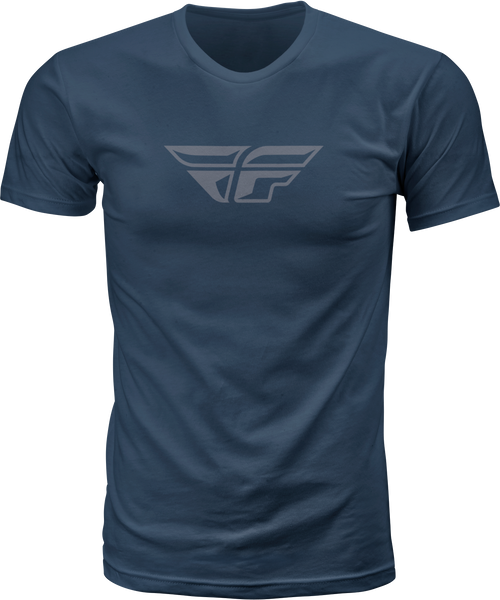 Fly Racing Fly F-Wing Tee Midnight Navy/Grey Sm 352-0611S