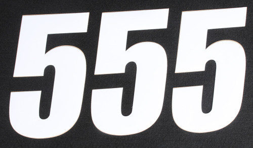 D-Cor Number 5 White 6" 3/Pk 45-16-5