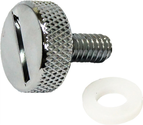 Harddrive Quarter Turn Thumb Screw 1/4-20 Chrome 05-097