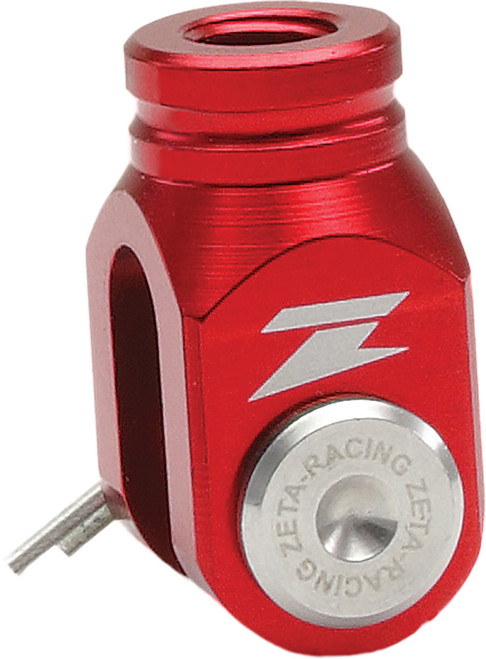 Zeta Rear Brake Clevis Red Ze89-5015 Zeta Rear Brake Clevis Red Ze89-5015