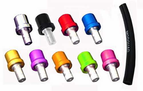 Modquad BV-1RD Modquad Billet Gas Cap Breather (Red) Bv-1Rd