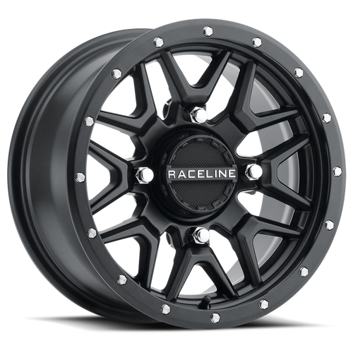 Raceline A94B-47011+10 Raceline Krank Wheel 14X7 4/110 5+2 (+10Mm) Black A94B-47011+10
