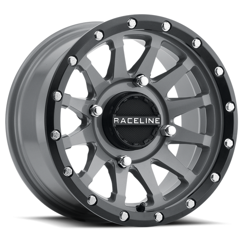 Raceline A95SG-57056+10 Raceline Trophy Wheel 15X7 4/156 5+2 (+10Mm) Stealth Grey A95Sg-57056+10